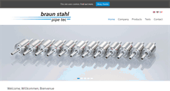 Desktop Screenshot of braunstahl.com