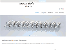 Tablet Screenshot of braunstahl.com